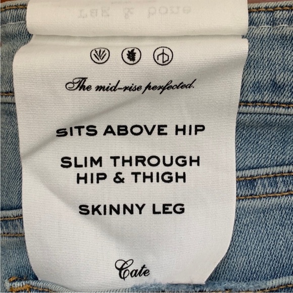 NWT rag & bone Cate Mid-Rise Skinny Thunderbird
Slim Fit Ankle Acid Indigo Jeans - Picture 8 of 16